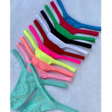 Kit 10 Calcinhas Fio Duplo Biquini Microfibra Lingerie