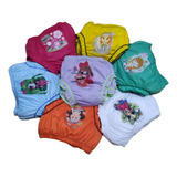 Kit 10 Calcinhas Infantil Algodão Tapa Fralda Bunda Rica