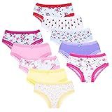 Kit 10 Calcinhas Infantil De Algodão Com Rendinha Dorbe G