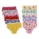 Kit 10 Calcinhas Infantil