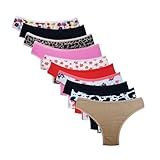 Kit 10 Calcinhas Tanga Algodão Dia A Dia Básica Lingerie Tamanho M Cor Sortidos