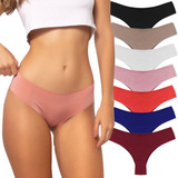 Kit 10 Calcinhas Tanga Sem Costura Corte Laser Atacado