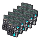 Kit 10 Calculadora Mesa Balcão Escritório Display 12 Digitos