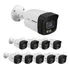 Kit 10 Câmeras 2 Megas 40m Vhd 3240 Full Color G6 Intelbras