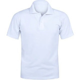 Kit 10 Camiseta Polo Branca Para