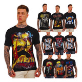 Kit 10 Camisetas Anime