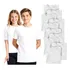 Kit 10 Camisetas Lisa Manga Curta Juvenil Poliéster