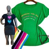 Kit 10 Camisetas T shirts Femininas