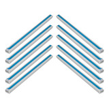 Kit 10 Canaleta Fita Dupla Face Divisoria 2mt Pvc Resistente