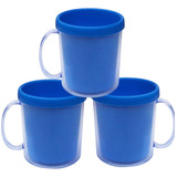 Kit 10 Canecas Azul