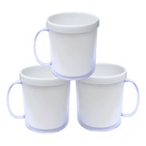 Kit 10 Canecas Branca