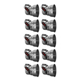 Kit 10 Canhão Refletor Pimbim Tx Par36 Globo Espelhado Risc
