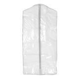 Kit 10 Capa Para Terno Roupa Zíper E Frente Transparente