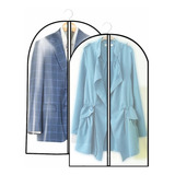 Kit 10 Capas Protetora Para Roupas Terno Vestido Roupa Zíper