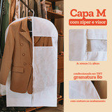 Kit 10 Capas Protetoras De Tnt Para Casacos Ternos E Roupas