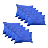 Kit 10 Capas Travesseiro 50 X 70 Hospitalar Impermeável Cor Azul Cor Secundária Azul Liso Miranda Colchões
