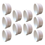 Kit 10 Caps Tampa Para Esgoto 100mm 4 Polegadas