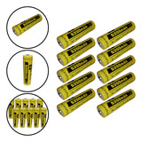 Kit 10 Cargas Recarregáveis 5200mah 3 7v Para Lanternas
