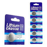 Kit 10 Cartela Bateria Cr2032 3v Lithium Cartela 5 Unidades