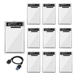 Kit 10 Case Externo Hd Ssd Sata 2 5 Pc Notebook Usb 3 0 5tb