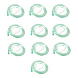 Kit 10 Cateter Nasal Oxigênio Canula Adulto Silicone Foyomed
