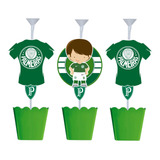 Kit 10 Centro De Mesa Futebol Menino Camisa Palmeiras