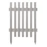 Kit 10 Cercas De Madeira 50x80 Branca