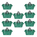 Kit 10 Cestas Plastica