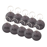 Kit 10 Chaveiro Digital Tag Rfid Agl Pra Controle De Acesso