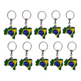 Kit 10 Chaveiros Mapa