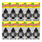 Kit 10 Cheirinho Odorizante Automotivo Little Trees Blackice