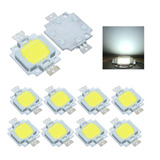 Kit 10 Chip Super Power Led 10w 9v 12v Varias Cores Atacado