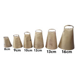 Kit 10 Chocalho De Ferro Sino Gado Vaca Cavalo Cincerro 12cm