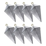 Kit 10 Chumbada De Pesca Pesada Tipo Capela 250gr Chumbo