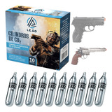 Kit 10 Cilindros Co2 12g Pistola De Pressão Airgun Airsoft