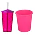 Kit 10 Cinema Baldinho Pop Pipoca 1 L   Copo Twister 500ml