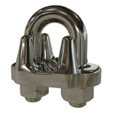 Kit 10 Clips Grampo Pesado Inox 3 16 5mm Aisi 316 Polido
