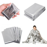 Kit 10 Cobertor Térmico Para Segurar O Calor Do Corpo C Nf