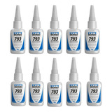 Kit 10 Cola Adesivo Instantâneo 793 20g Super Bonder Tekbond