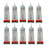 Kit 10 Colas Adesiva Multiuso Para Tela Celular B7000 110ml
