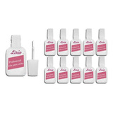 Kit 10 Colas Para Unha Com Pincel Lírio Acrigel Porcelana
