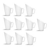 Kit 10 Conchas Pegador Para Cereais Plastica 100 Ml 12x8cm