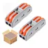 Kit 10 Conector 2 Vias 32a   250v Compacto Elétrico Emenda