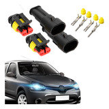 Kit 10 Conector Automotivo 2 Vias Selado Prova D agua Ip67