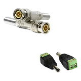 Kit 10 Conector Bnc Gold Mola 5 P4 Macho Com Borne Bp27