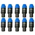 Kit 10 Conector Speakon Santo Angelo 4 Polos Macho Speaker
