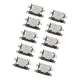 Kit 10 Conectores De Carga Compatível Com Moto G4 G4 Plus