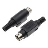 Kit 10 Conectores Plug Kycon Mini din 4 Pinos
