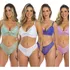Kit 10 Conjuntos De Lingerie Calcinha E Sutiã S/bojo Atacado
