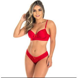 Kit 10 Conjuntos Lingerie Luxo C Bojo Atacado Revenda